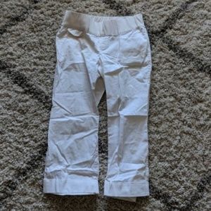White Gap Maternity Capri Pants Size 10